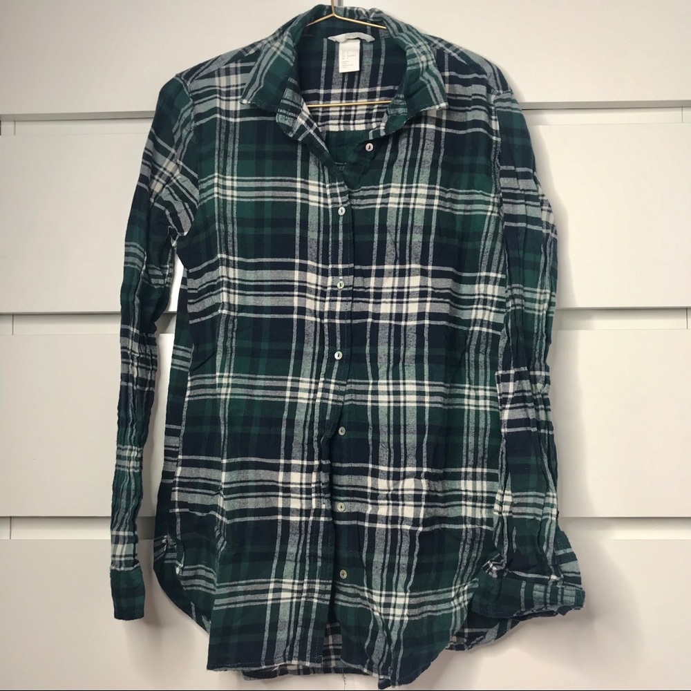 Blue and Green Flannel